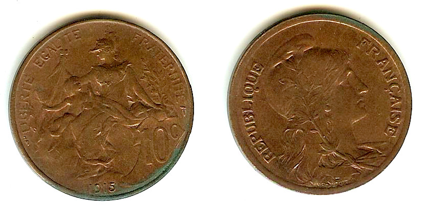 10 centimes Daniel-Dupuis 1916 SPL
